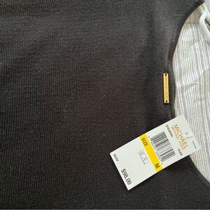 Michael Kors Black Knit Top